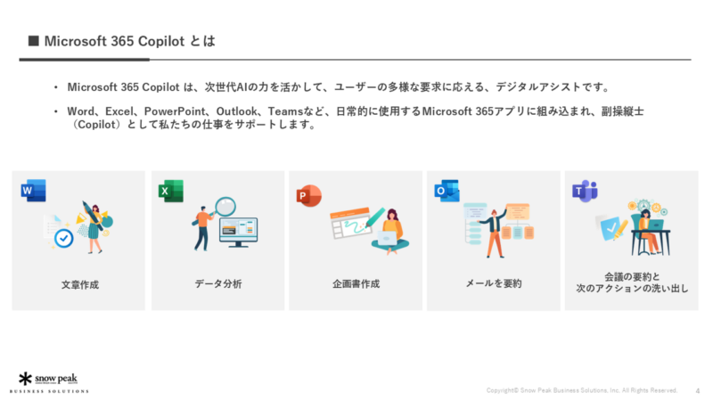 Microsoft 365 Copilot - 概要編 -_中身1